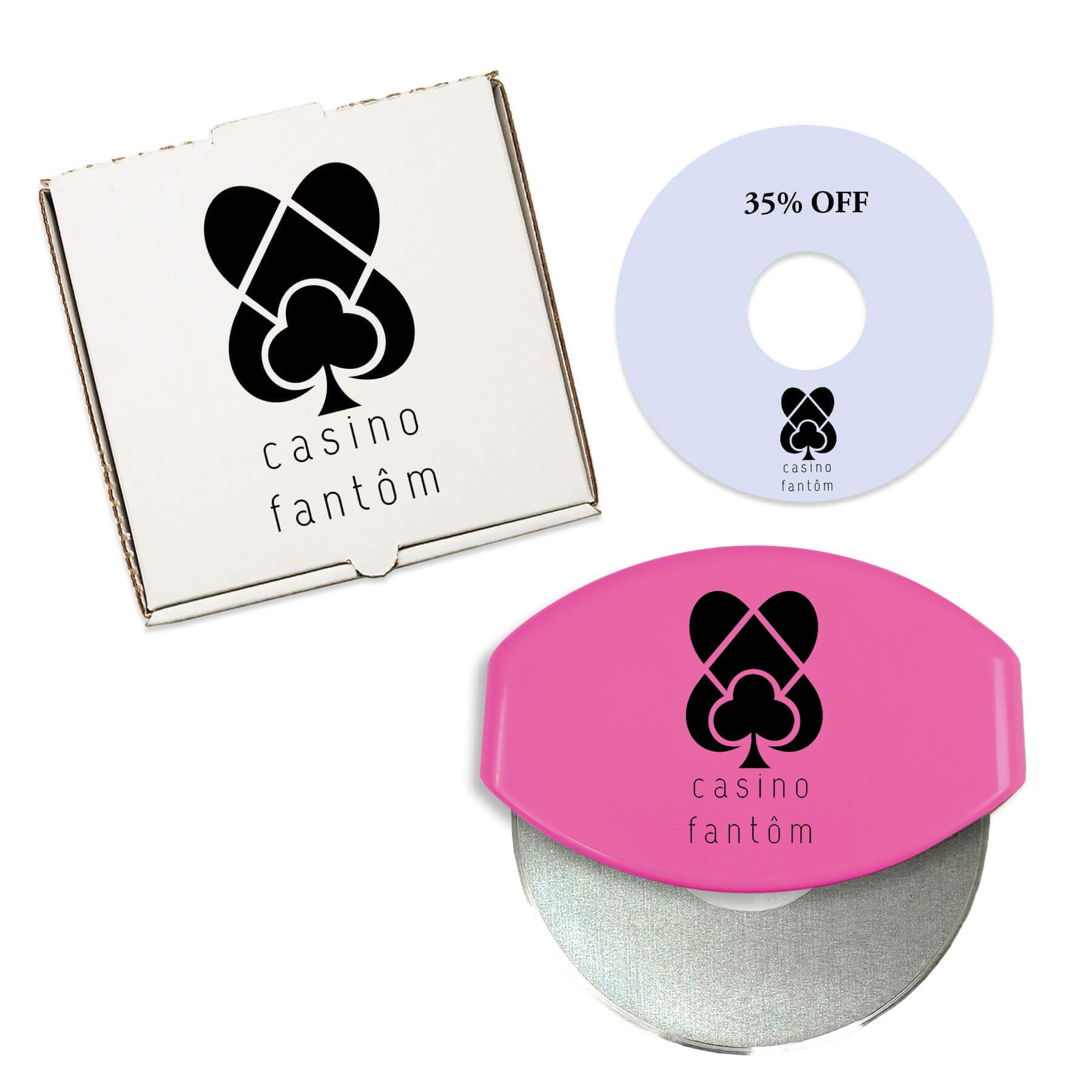 Pink Imprinted
